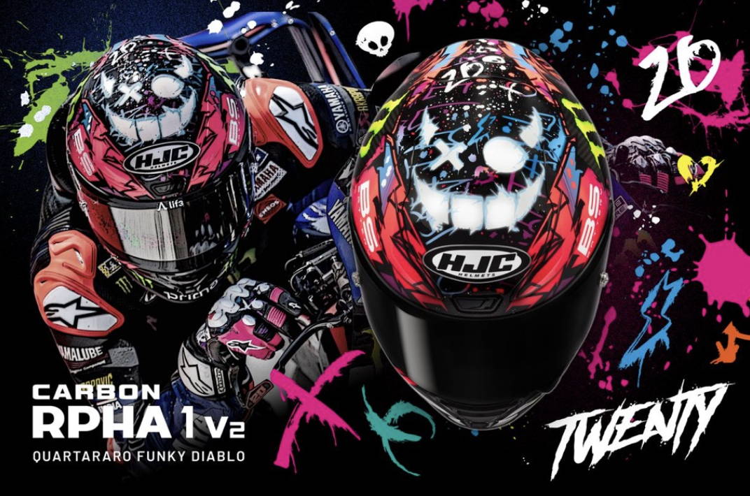RPHA 1 V2 CARBON FUNKY DIABLO – HJC HELMETS EUROPE